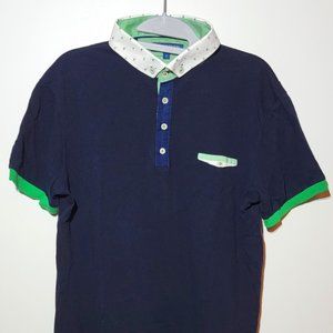 Luxury Polo | Jon Sonen | IMPORTED | Dark Blue | Button Color | High End